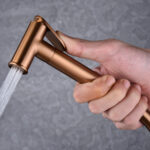 GRIFO EMPOTRADO BIDÉ FEROE ORO ROSA CEPILLADO