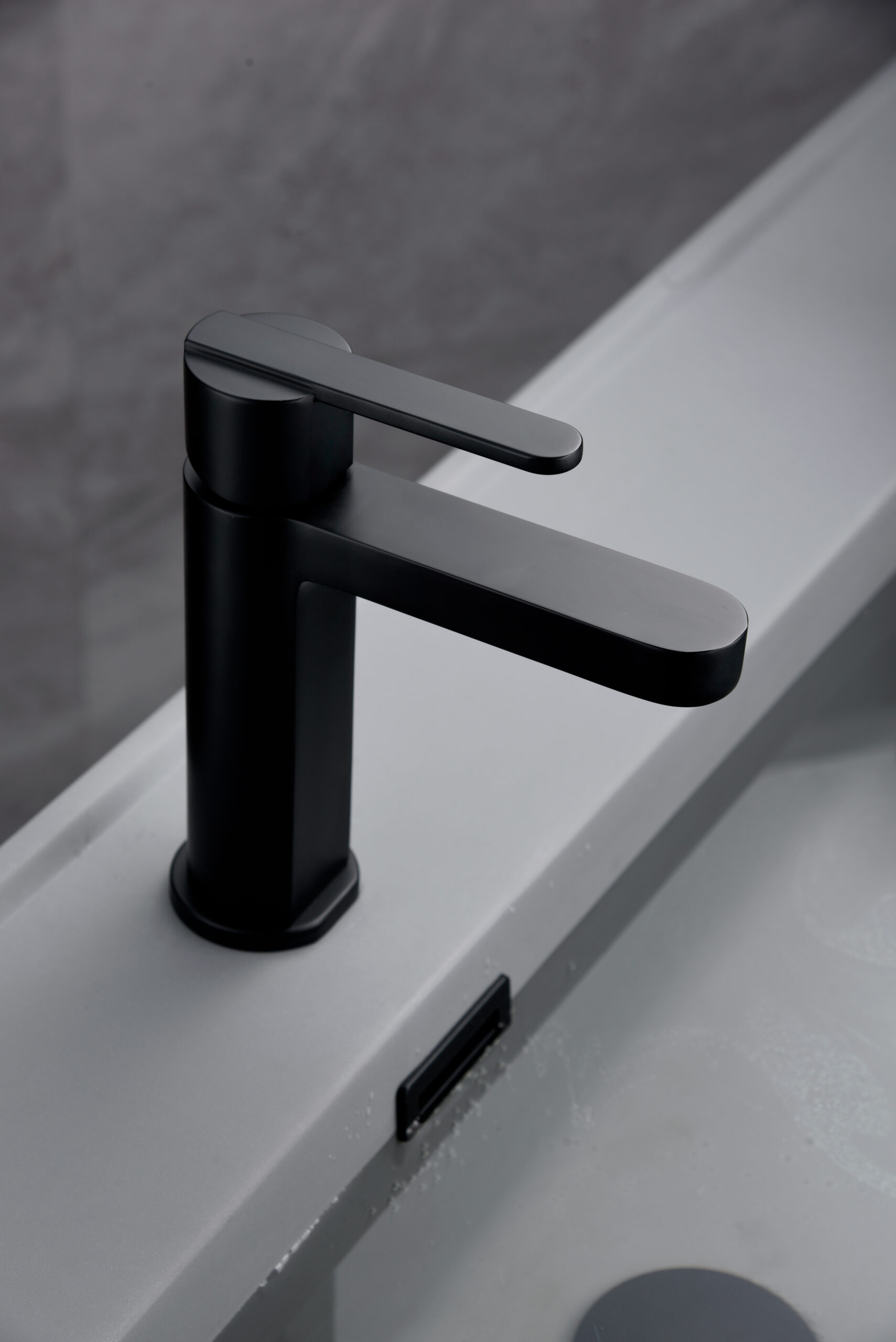 ROBINET MONOMAND LAVABO FORMENTERA NOIR MAT