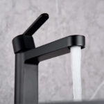 ROBINET MONOMAND LAVABO FORMENTERA NOIR MAT