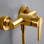 KIT DE DOUCHE MONOMAND FORMENTERA OR BROSSÉ