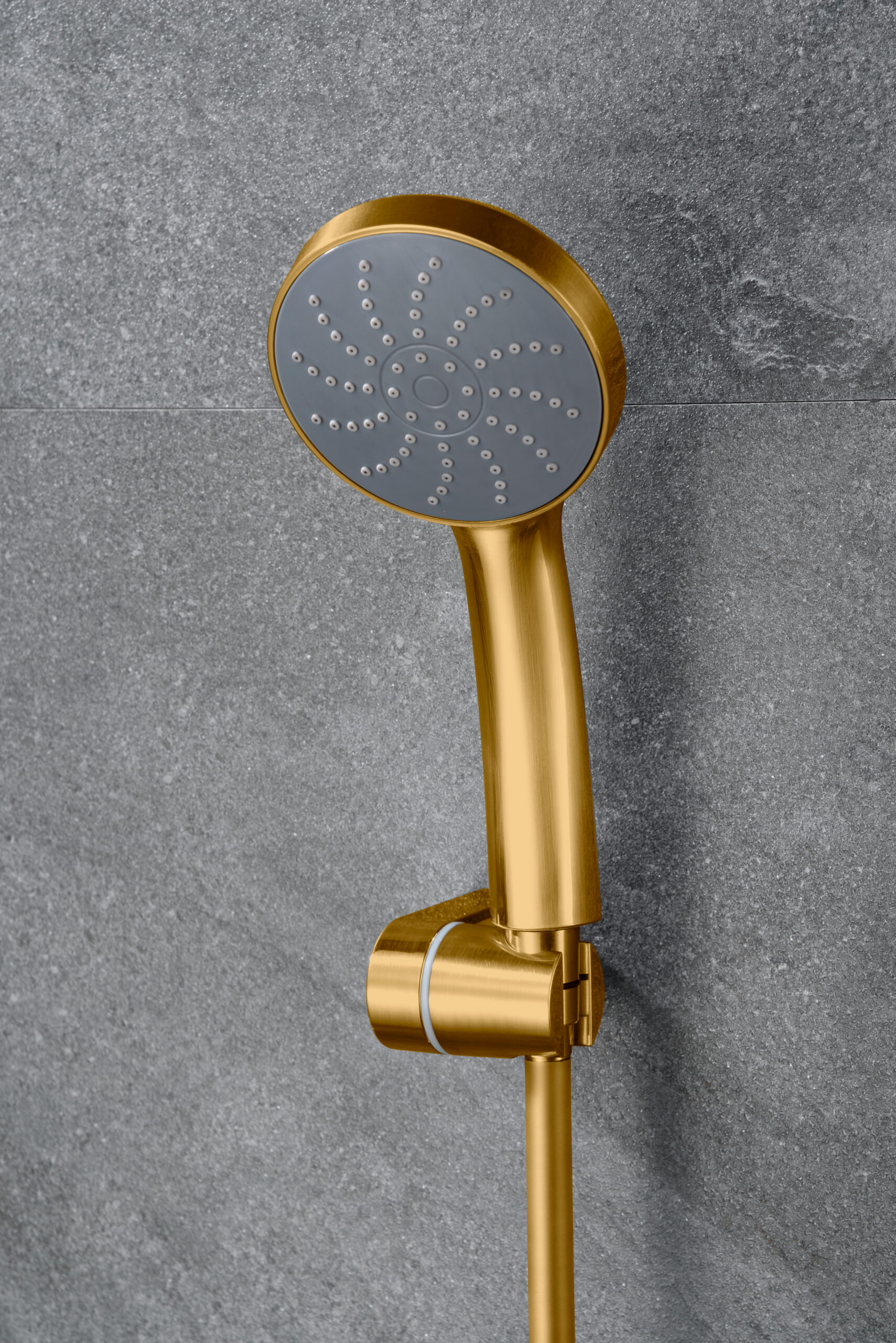 KIT DE DOUCHE MONOMAND FORMENTERA OR BROSSÉ