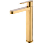 ROBINET MONOMAND LAVABO ALTO FORMENTERA OR BROSSÉ