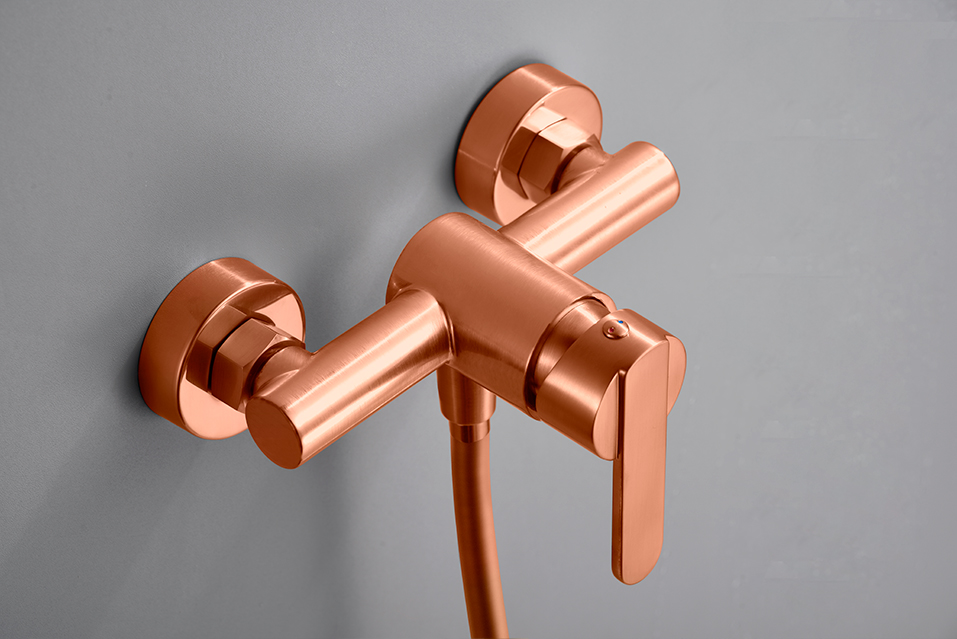 KIT DE DOUCHE MONOMAND FORMENTERA OR ROSE BROSSÉ