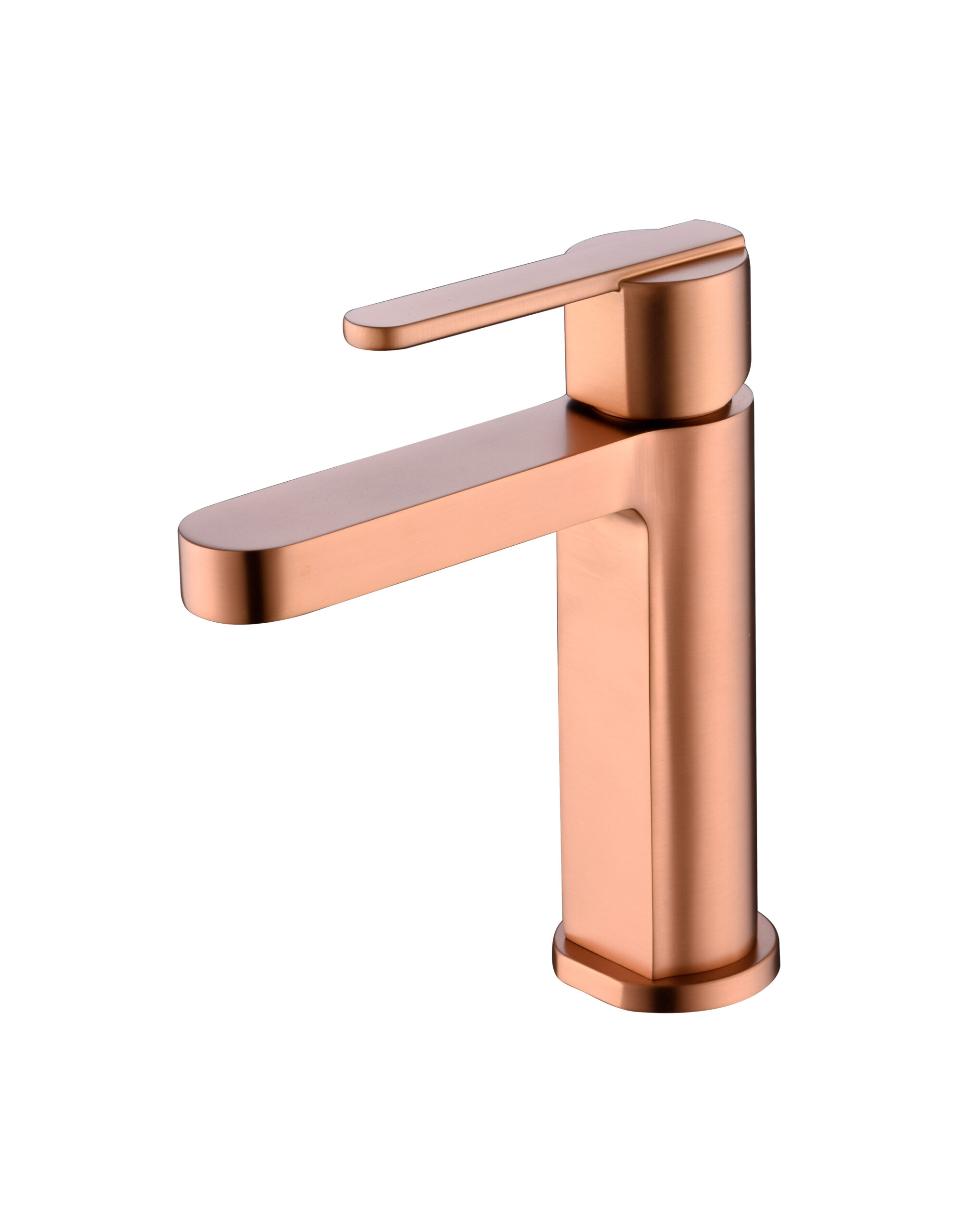 ROBINET MONOMAND LAVABO FORMENTERA OR ROSE BROSSÉ