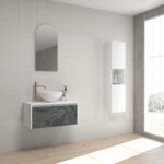 Pack GALOIS Sapienstone + lavabo + espejo alma