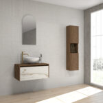 Pack GALOIS Sapienstone + lavabo + espejo alma