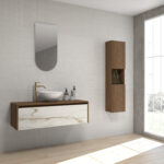 Pack GALOIS Sapienstone + lavabo + espejo alma