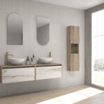 Pack GALOIS Sapienstone + lavabo + espejo alma