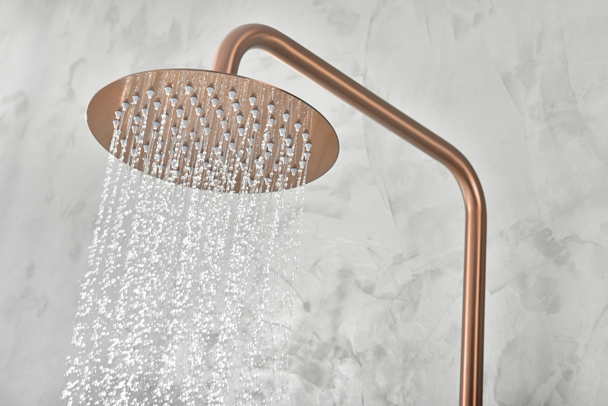 CONJUNTO DUCHA MONOMANDO TENERIFE ORO ROSA CEPILLADO