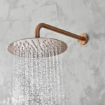 CONJUNTO DUCHA MONOMANDO EMPOTRADO TENERIFE ORO ROSA CEPILLADO