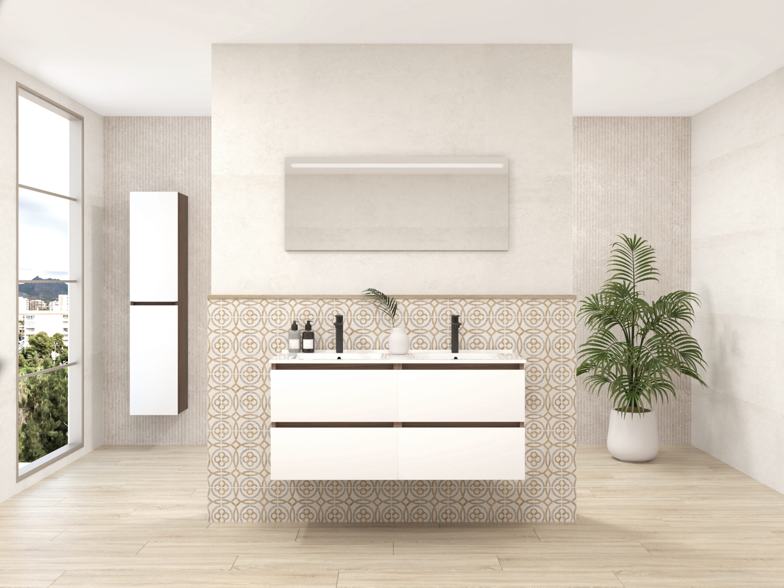 Pack BAKER + évier + miroir LED