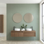 Pack BACHOT + évier + miroir rond