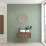 Pack BACHOT + évier + miroir rond