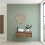 Pack BACHOT + évier + miroir rond