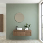 Pack BACHOT + évier + miroir rond