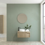 Pack BACHOT + évier + miroir rond