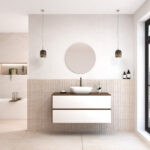 Pack BEUNEVEU + lavabo + miroir rond
