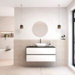 Pack BEUNEVEU + lavabo + miroir rond