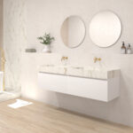 Pack DEBUSSY + évier Sapienston + miroir rond