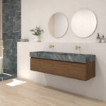 Pack DEBUSSY + évier Sapienston + miroir rond