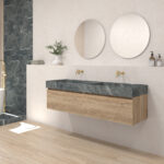 Pack DEBUSSY + évier Sapienston + miroir rond