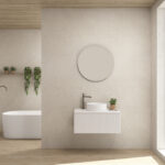 Pack FLAUBERT + lavabo + miroir rond