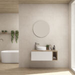 Pack FLAUBERT + lavabo + miroir rond