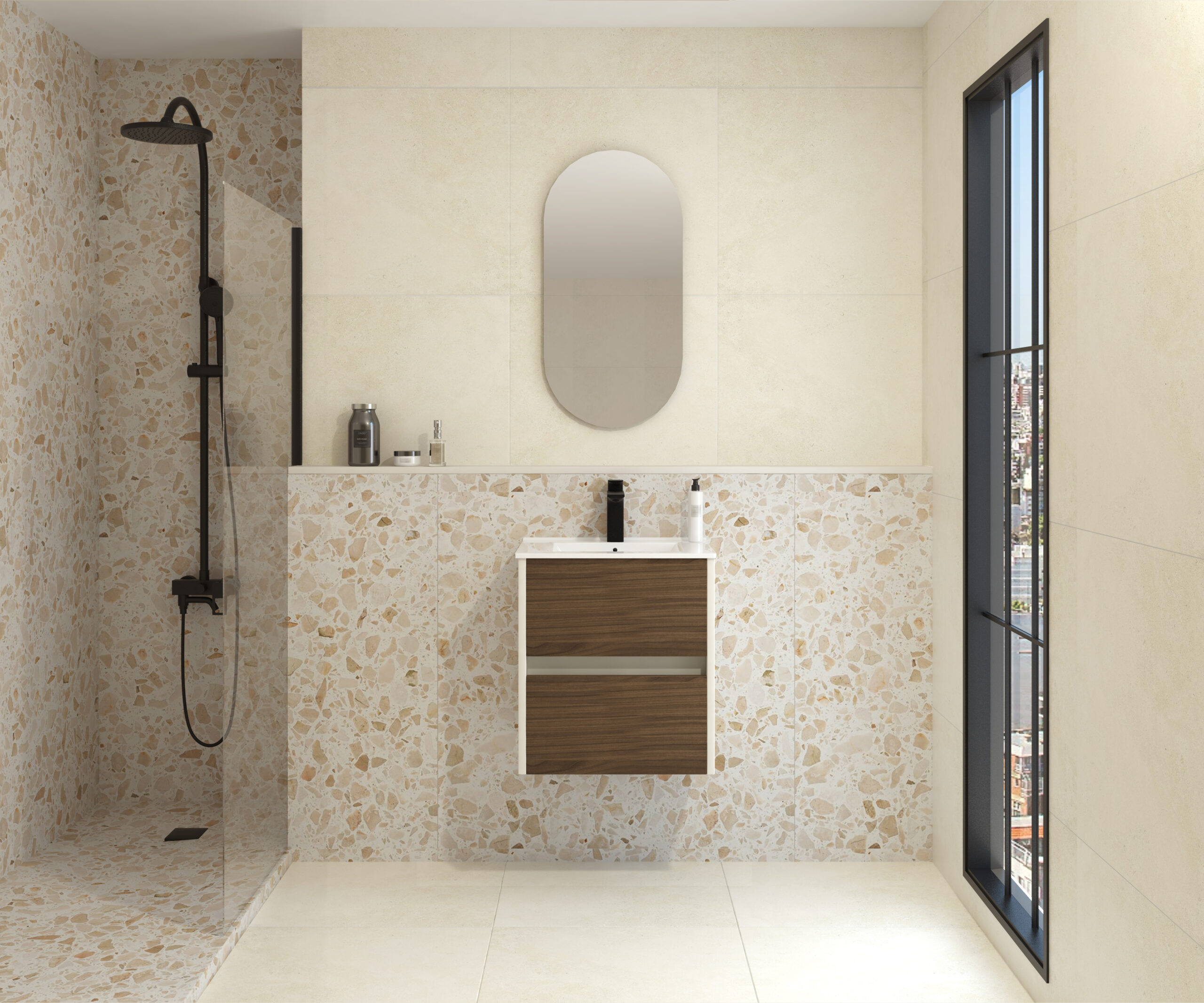 Pack FRÉMIN + évier + capsule miroir