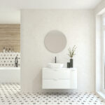 Pack GEBELIN + lavabo + miroir rond