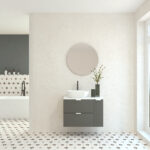 Pack GEBELIN + lavabo + miroir rond