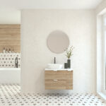 Pack GEBELIN + lavabo + miroir rond