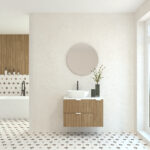 Pack GEBELIN + lavabo + miroir rond