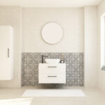 Pack GAUVIN + lavabo  + espejo circular