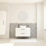 Pack GAUVIN + lavabo  + espejo circular