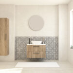 Pack GAUVIN + lavabo  + espejo circular