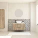 Pack GAUVIN + lavabo  + espejo circular