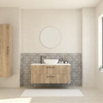 Pack GAUVIN + lavabo  + espejo circular