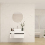 Pack LAVOISIER + lavabo + miroir rond