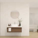 Pack LAVOISIER + lavabo + miroir rond