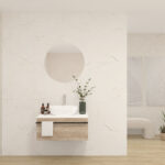Pack LAVOISIER + lavabo + miroir rond