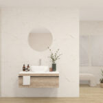 Pack LAVOISIER + lavabo + miroir rond