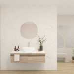 Pack LAVOISIER + lavabo + miroir rond