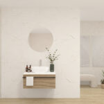 Pack LAVOISIER + lavabo + miroir rond