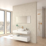 Pack POINCARÉ + lavabo + espejo liso