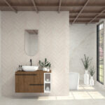 Pack SABINE + lavabo + miroir Alma