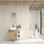 Pack SABINE + lavabo + miroir Alma