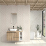 Pack SABINE + lavabo + miroir Alma