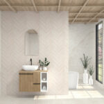 Pack SABINE + lavabo + miroir Alma