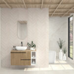 Pack SABINE + lavabo + miroir Alma