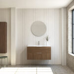 Pack SAVART + lavabo + miroir rond